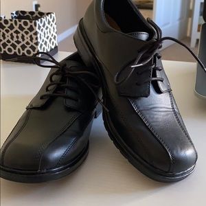 George Boys Lace Up Dress Shoes Black Size 5
